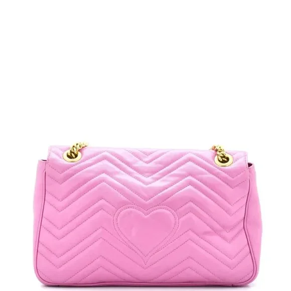 Gucci Gg Marmont Flap Bag Matelasse #83348G19B - Picture 3 of 8